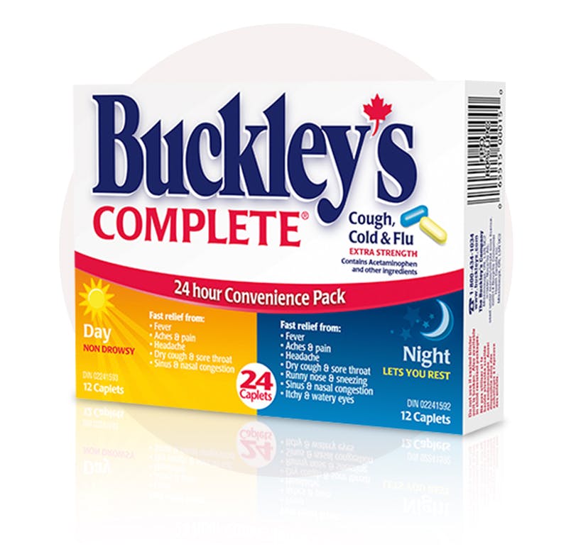 Buckley's Complete Cough, Cold, & Flu Extra Strength, Night - 24 caplets