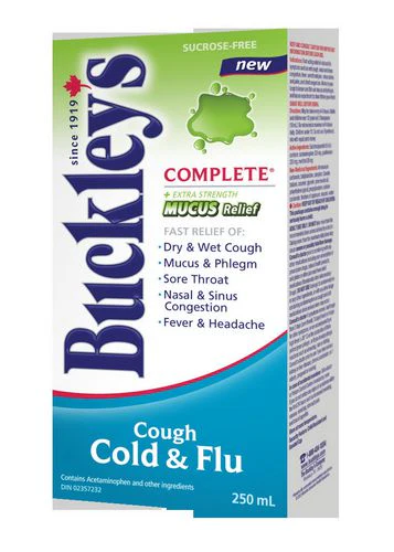 Buckley's Complete Cough, Cold, & Flu Plus Mucus Relief Syrup - Image 2