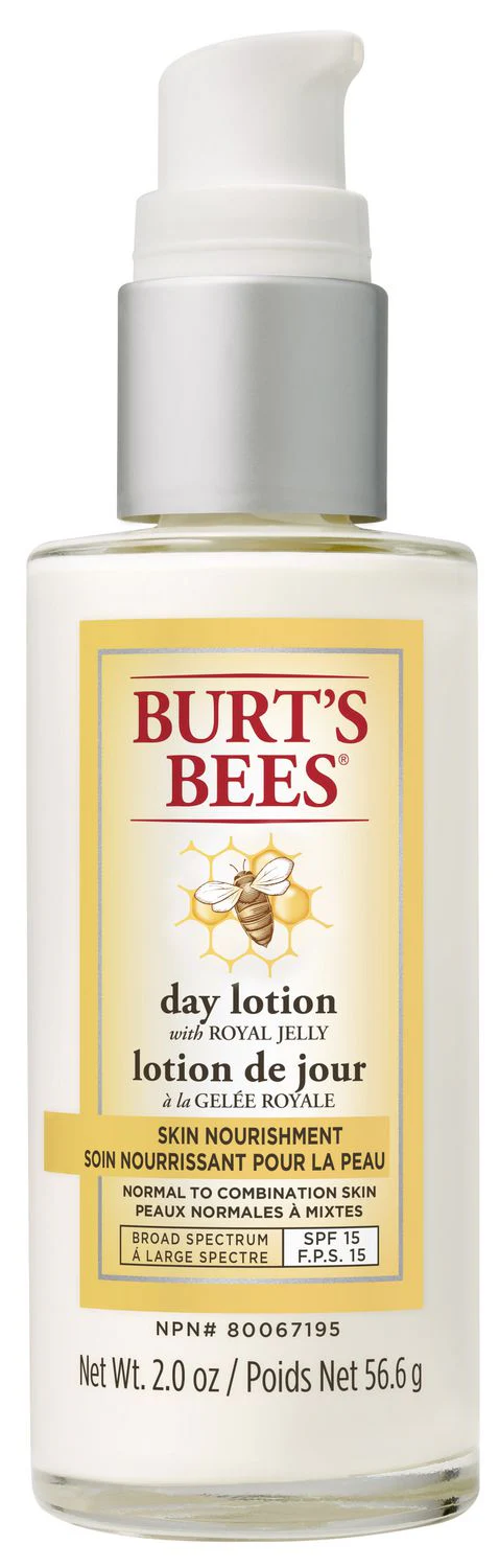 Burt's Bees Skin Nourishment, Day Lotion With Royal Jelly, SPF 15, Normal To Combination Skin - 57g
