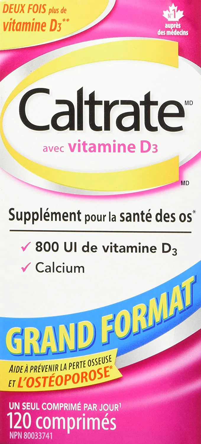 Caltrate with Vitamin D3 800 IU Bone Health Supplement Tablets - Image 2