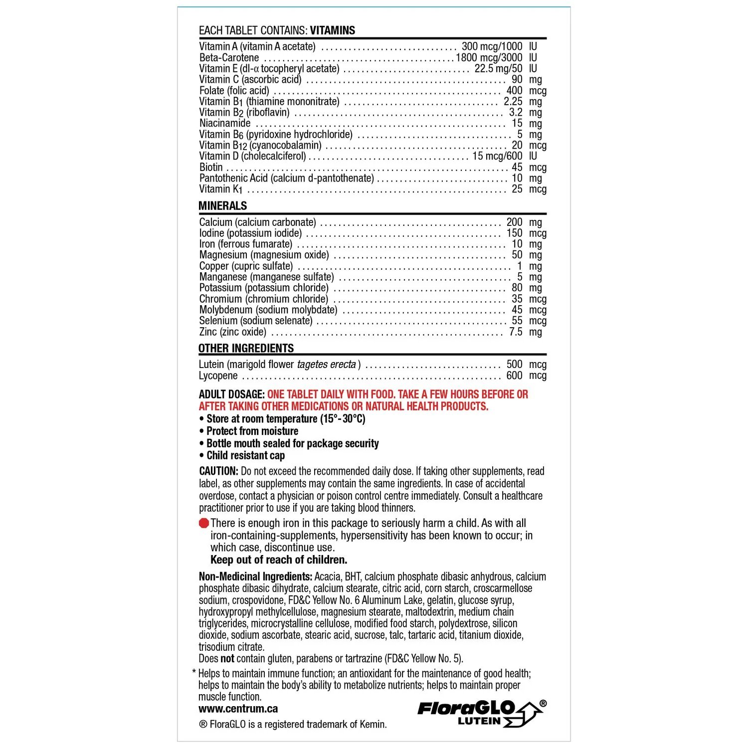 Centrum Forte Essentials Adults Complete Multivitamin And Mineral Supplement Tablets - Image 3