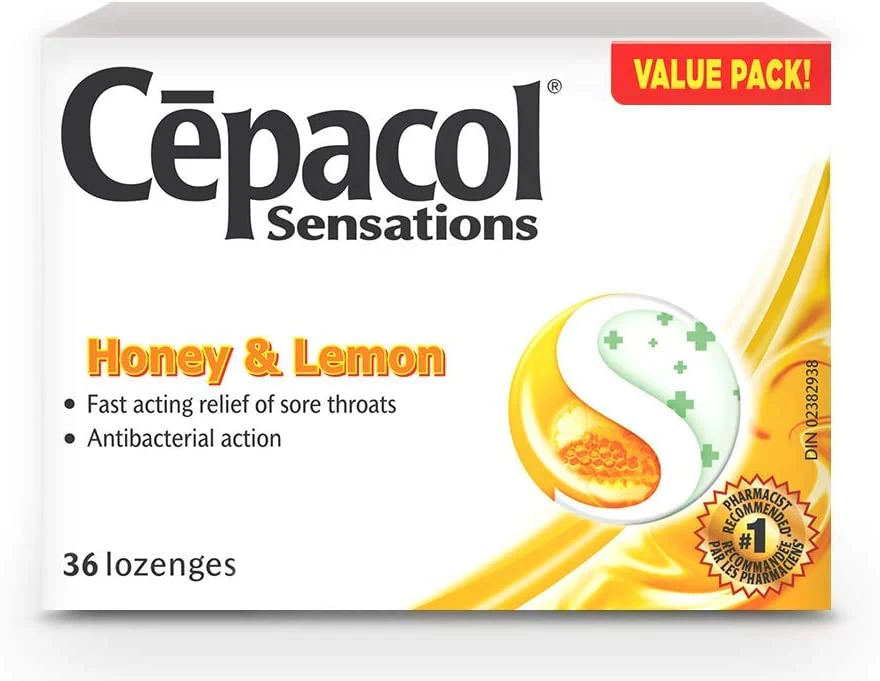 Cepacol Sensations Honey & Lemon Lozenges - 16 lozenges - Image 2