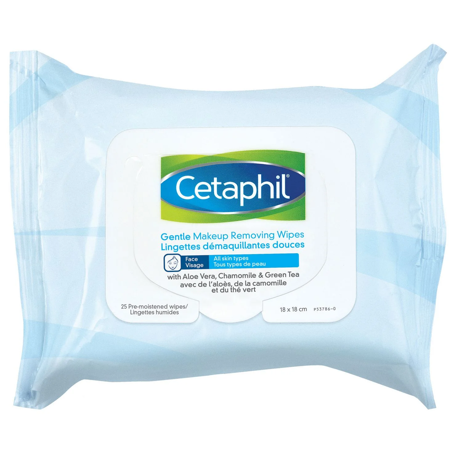Cetaphil Gentle Makeup Removing Wipes - 25 wipes