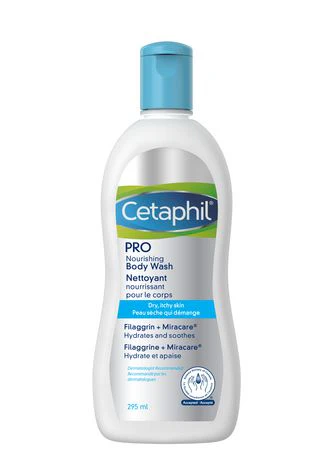 Cetaphil PRO Nourishing Body Wash, Filaggrin Plus Miracare, Dry Itchy Skin - 295 mL
