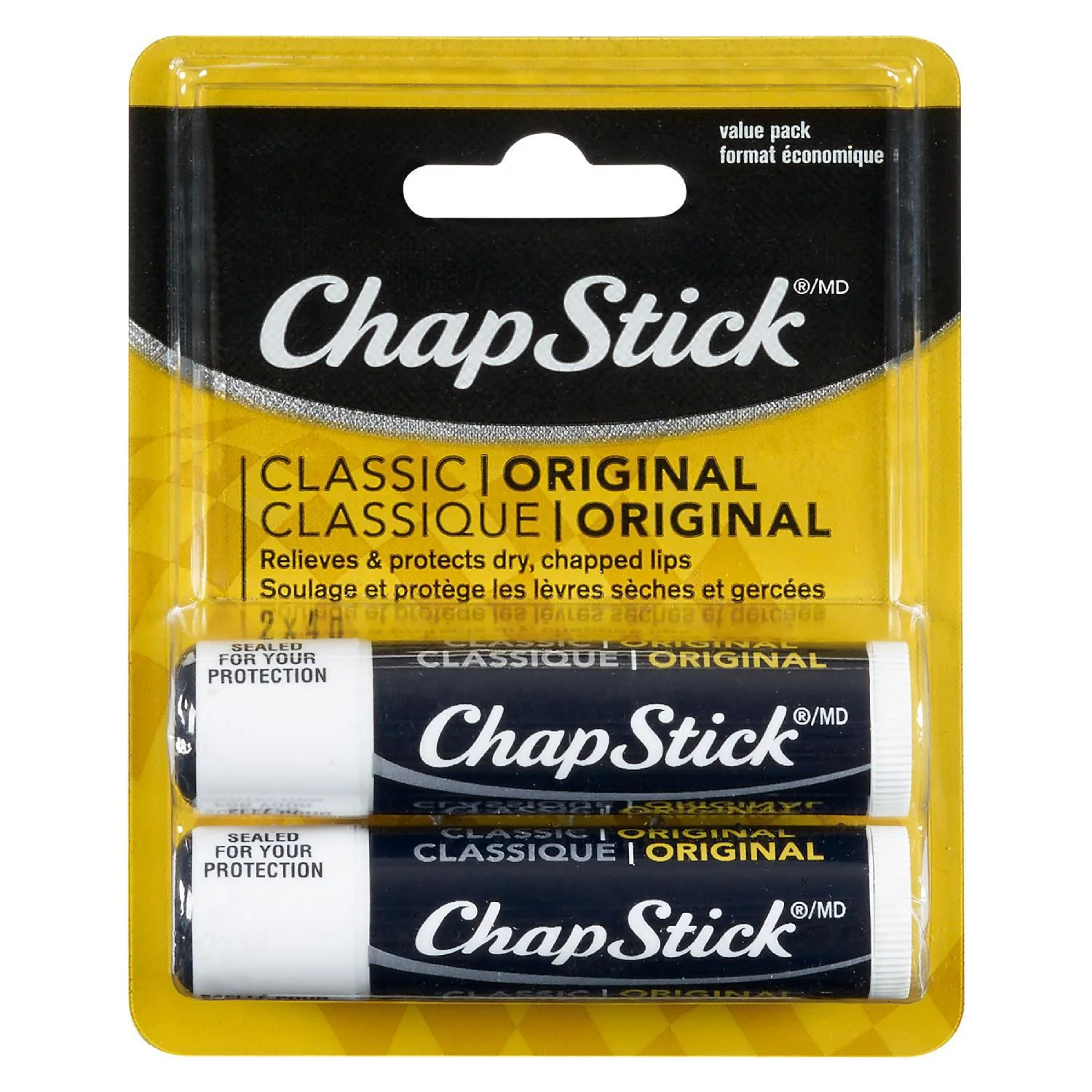 ChapStick Classic, Value Pack, Original - 2x4g