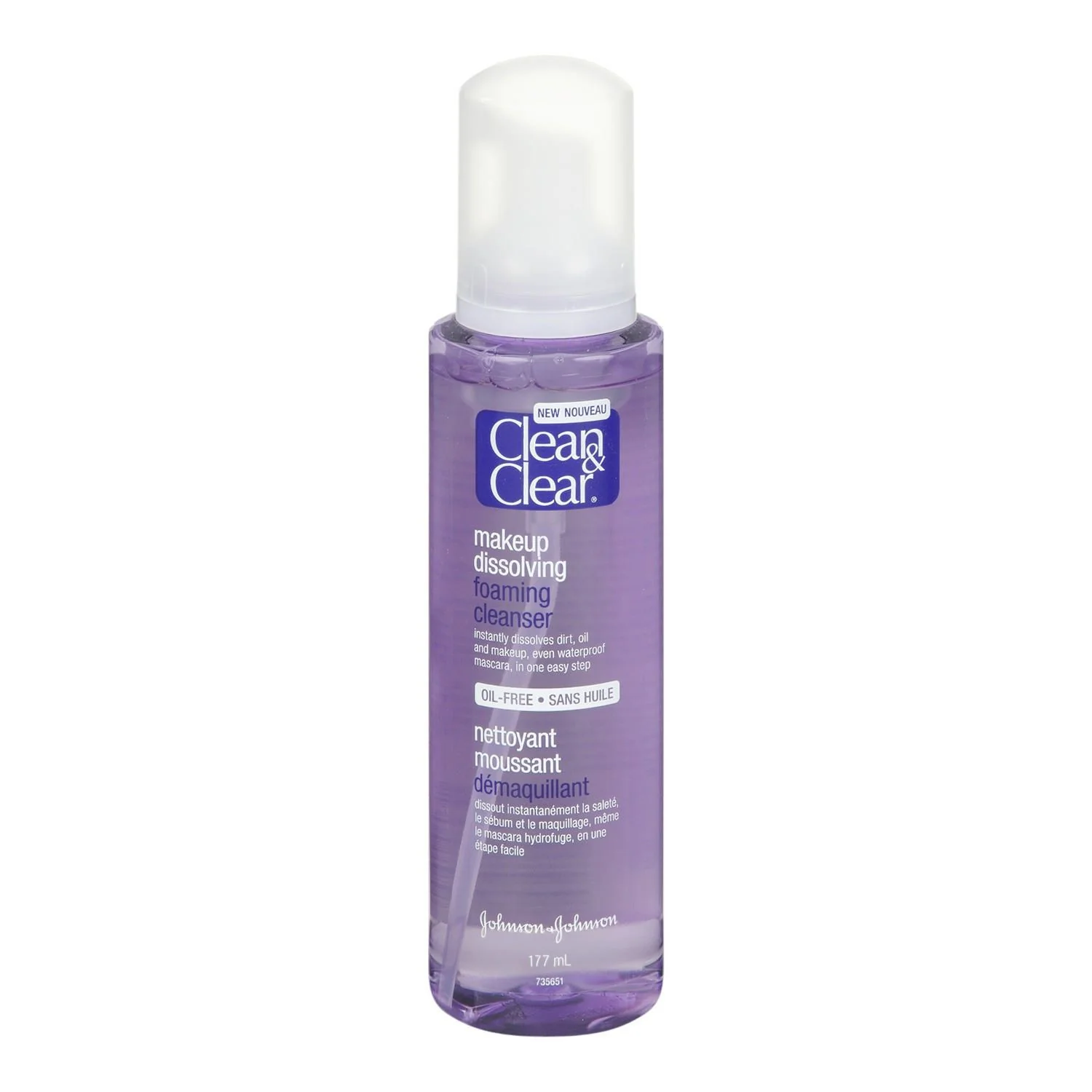 Clean & Clear Make-up Dissolving Foaming Cleanser - 177 ml