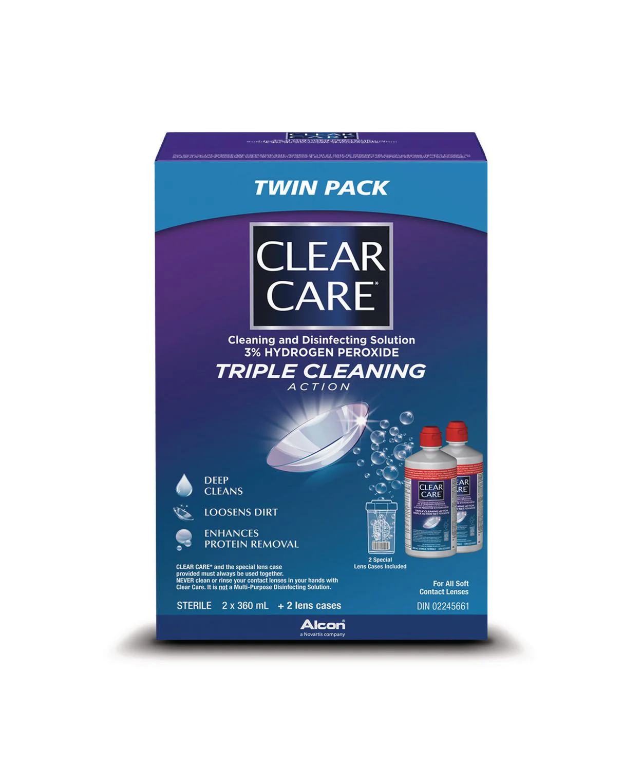 Clear Care Triple Cleaning Action - 360 ml - Image 2