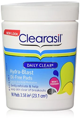 Clearasil Daily Clear Hydra-Blast Oil-Free Pads - 90 pads