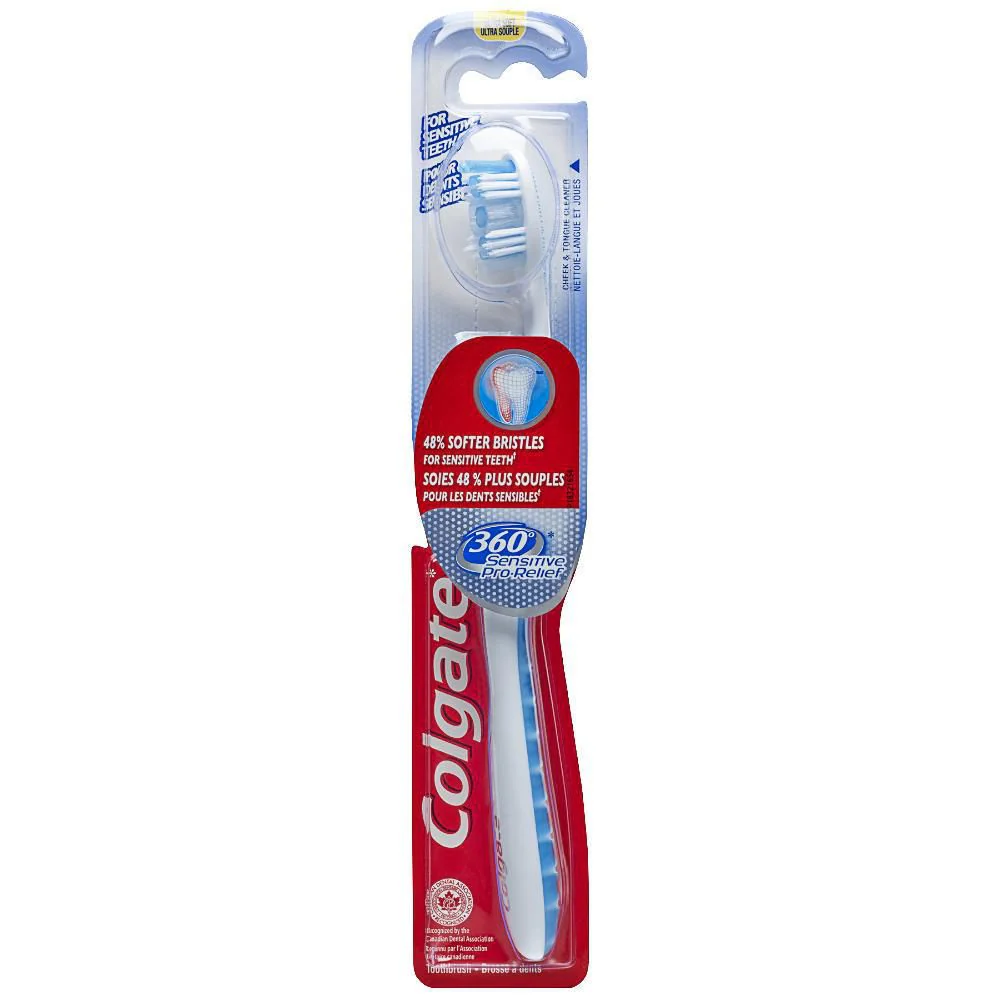 Colgate 360 Sensitive Pro Relief Toothbrush, Ultra Soft