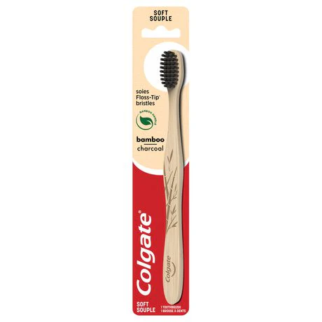 Colgate Bamboo Charcoal Toothbrush, Soft