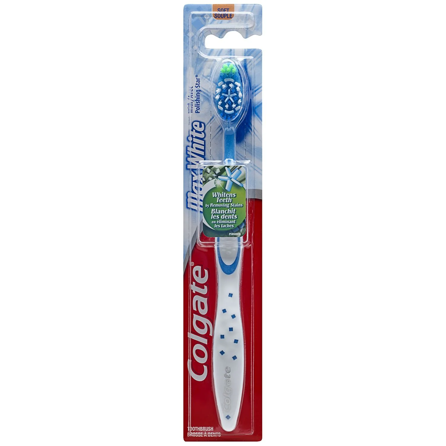 Colgate MaxWhite Whitening Toothbrush, Soft - 1 unit