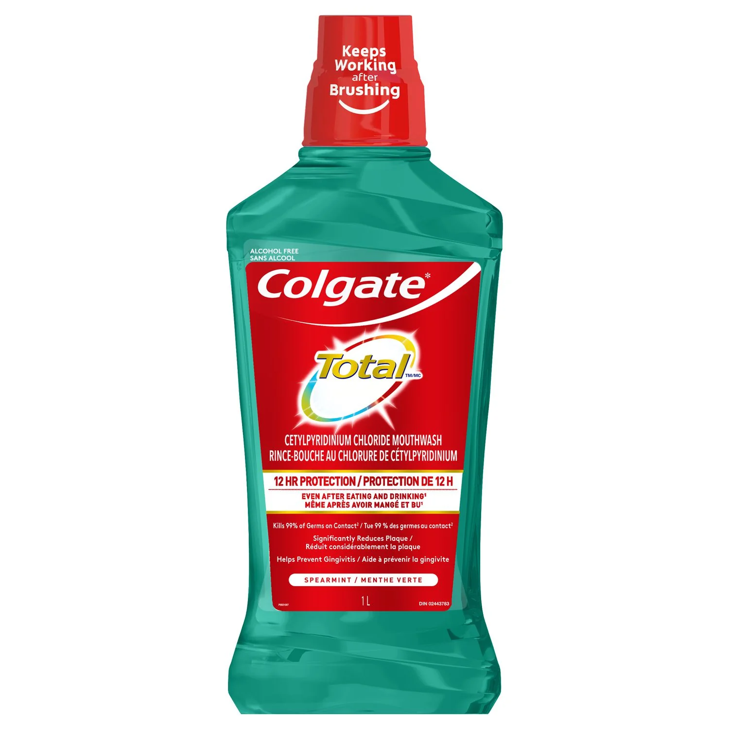 Colgate Total 12-Hour Protection Mouthwash, Spearmint -