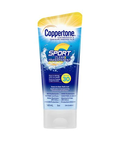 Coppertone Sport Clear Sunscreen Gel SPF 30 - 148 ml