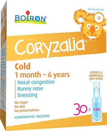 Coryzalia Cold 1 month - 6 years - 30 sterile & drinkable unit-doses x 1 ml