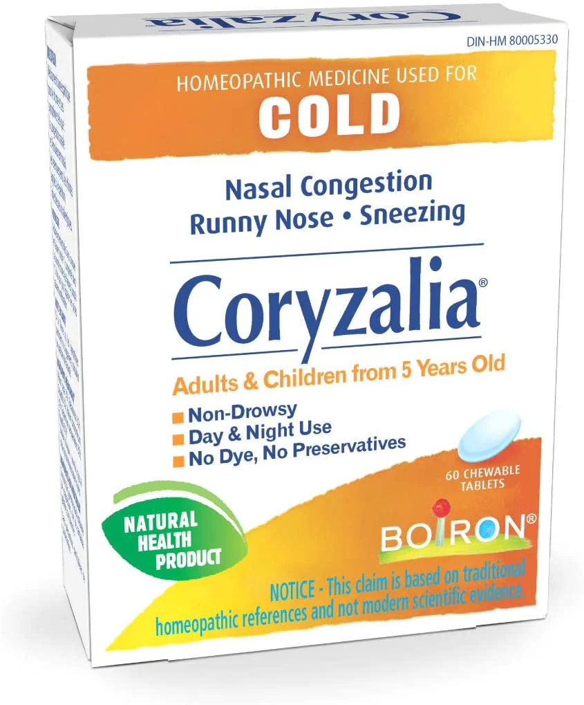 Coryzalia for Colds - 60 chewable tablets - Image 2