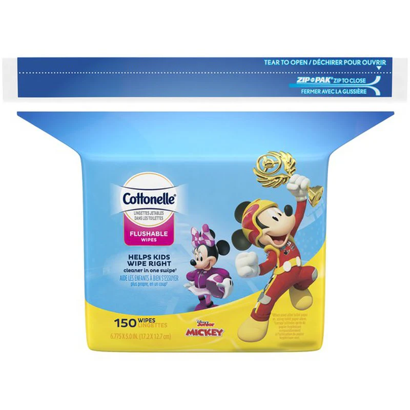 Cottonelle Flushable Wipes - 150 wipes