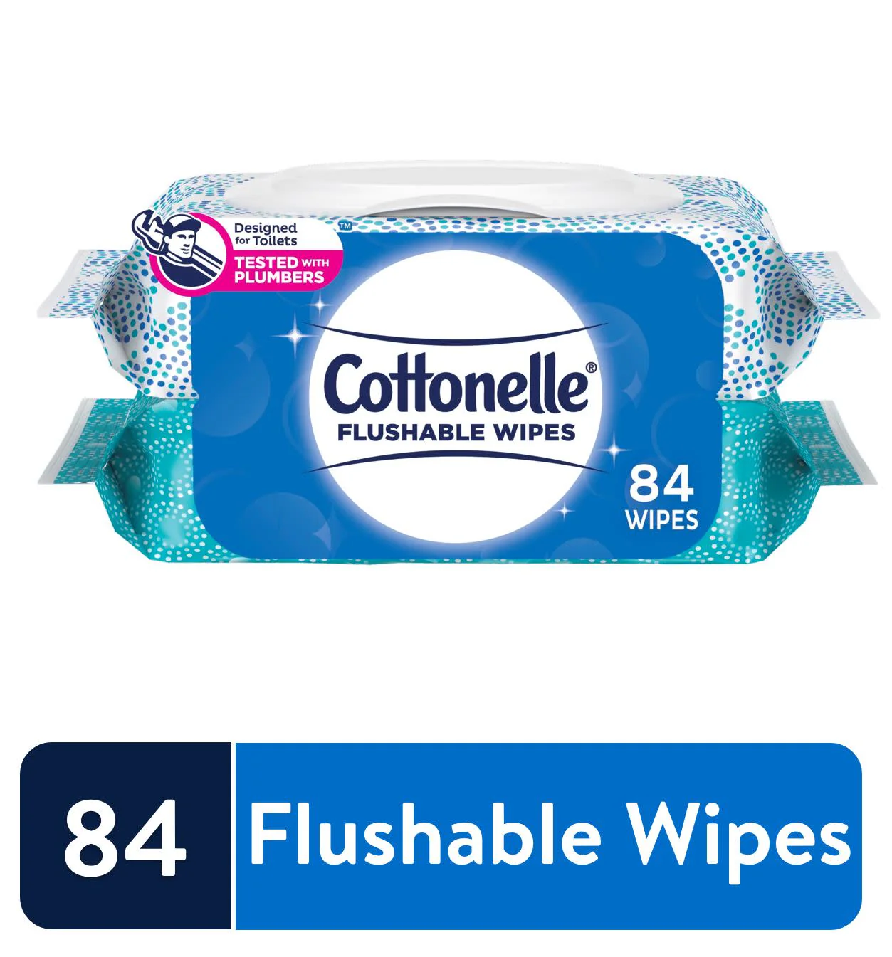 Cottonelle Ultra Fresh Flushable Wet Wipes - 2 packs (84 total wipes)