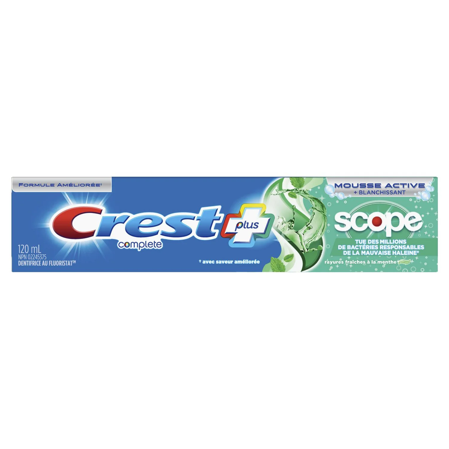 Crest Complete Whitening Plus Scope Minty Fresh Toothpaste - 120 ml