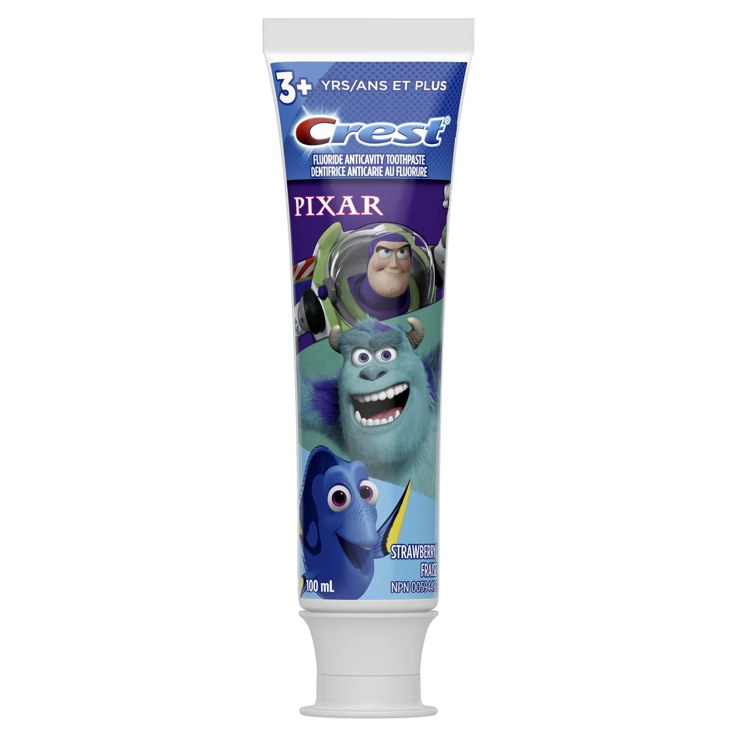 Crest Kid's Toothpaste featuring PIXAR, Strawberry - 100 ml