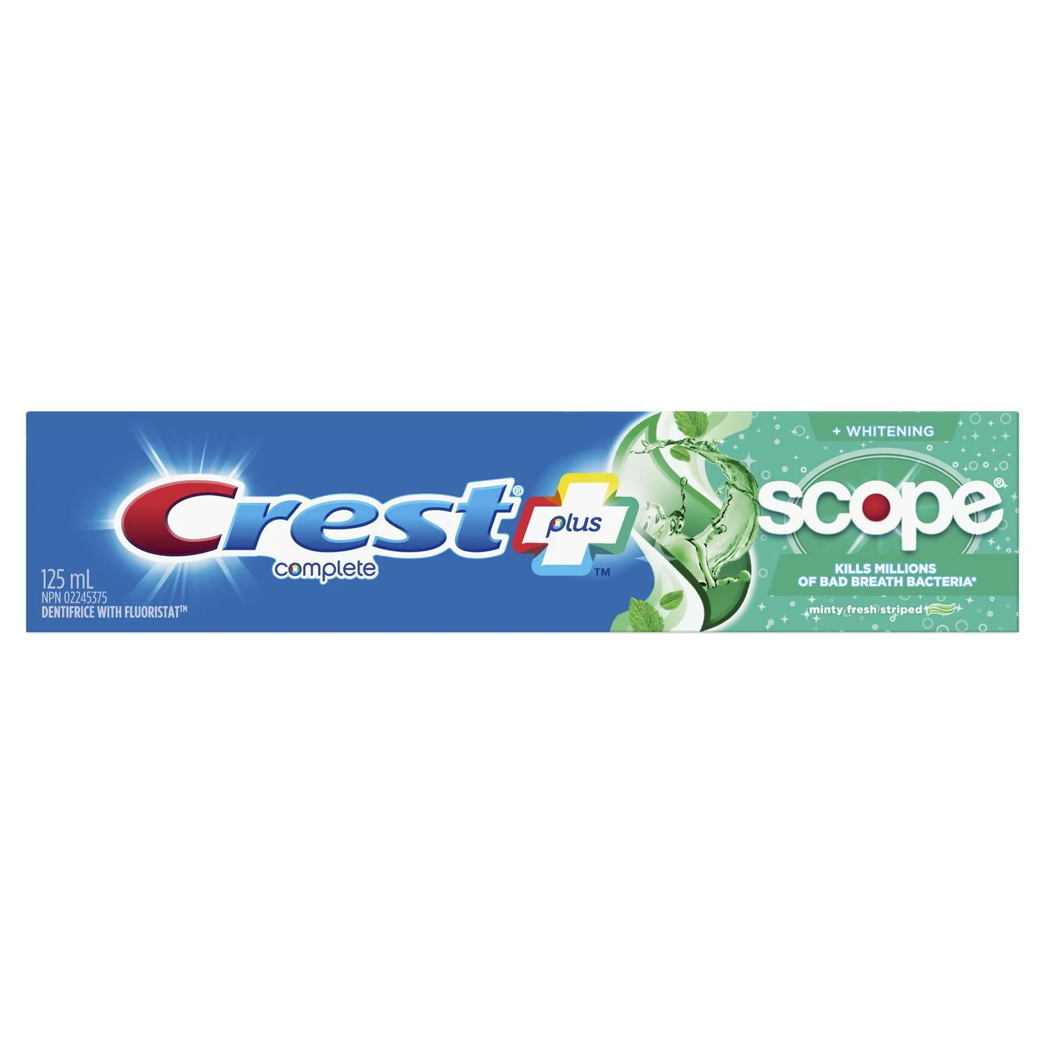 Crest + Scope Complete Whitening Toothpaste - 125 ml