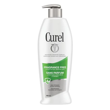 Curel Advanced Ceramide Complex Fragrance Free Body Lotion - 480 ml