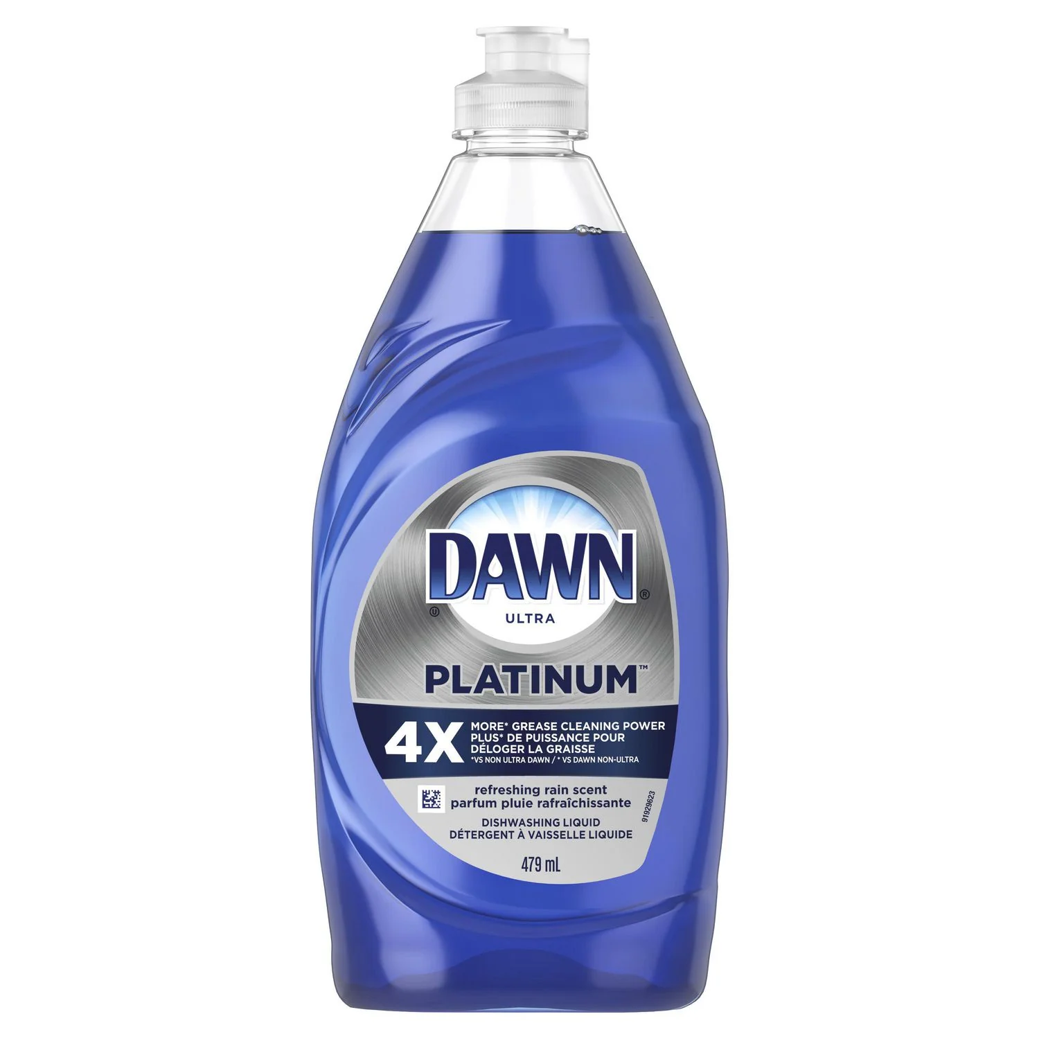 Dawn Platinum Dishwashing Liquid, Refreshing Rain Scent - 479 ml