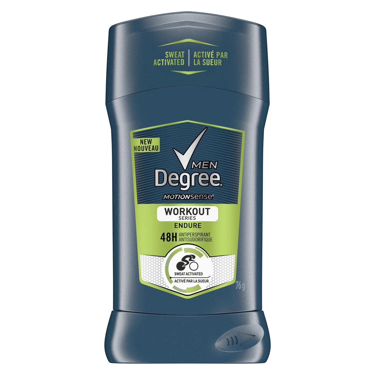 Degree Men Motion Sense Antiperspirant, Workout Series, Endure - 76 g