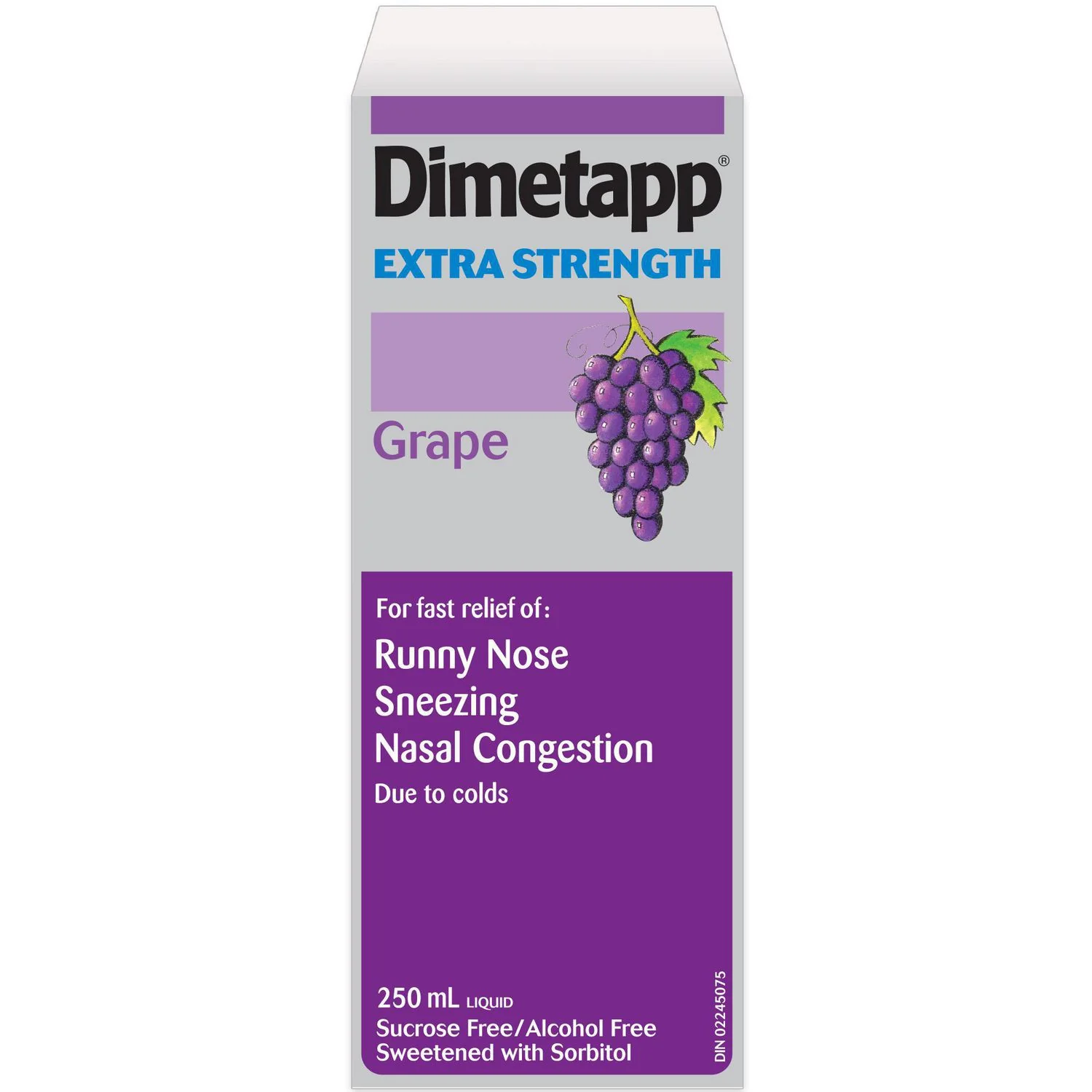 Dimetapp Extra Strength Liquid, Grape Flavour - Image 2