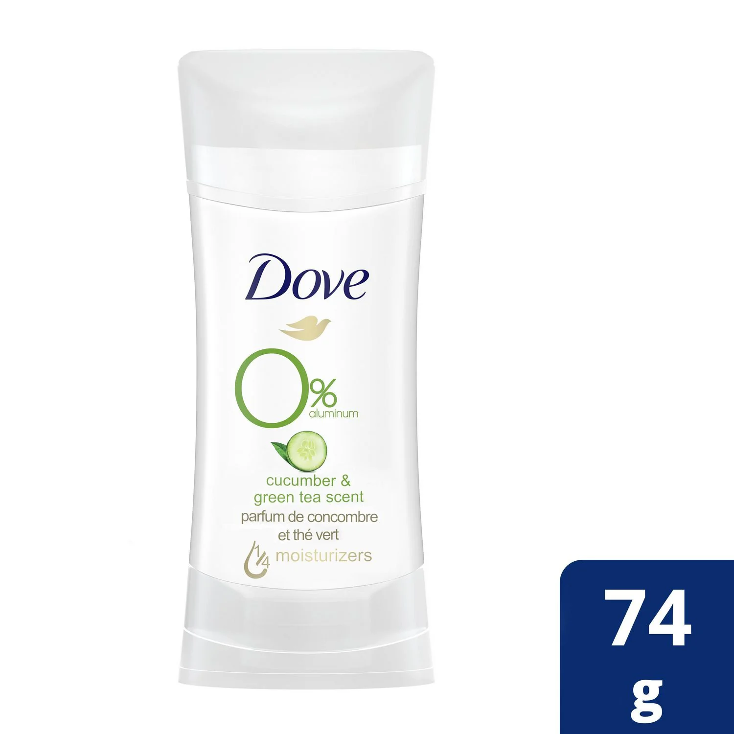 Dove 0% Aluminum Deodorant - 74 g - Image 2