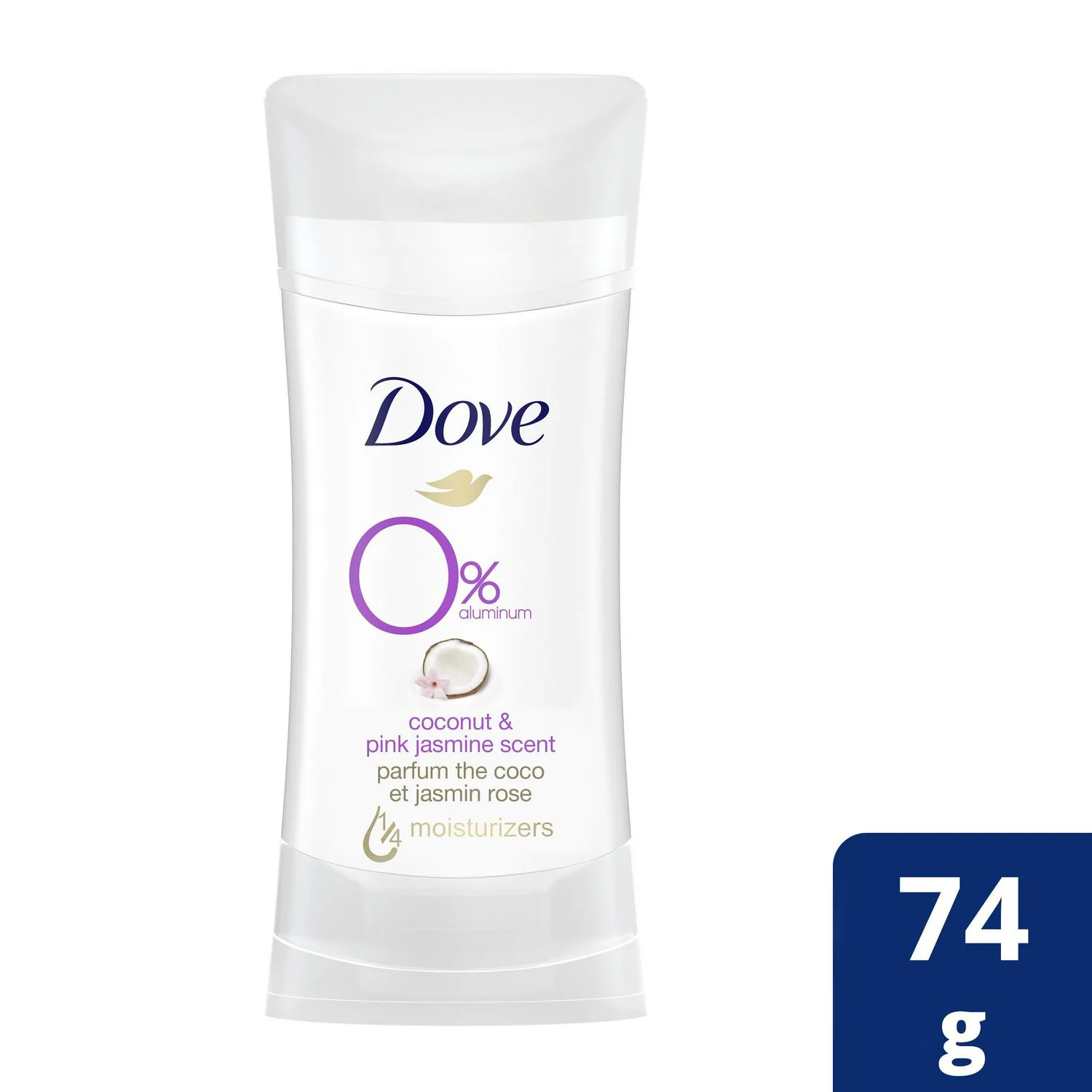 Dove 0% Aluminum Deodorant - 74 g - Image 3