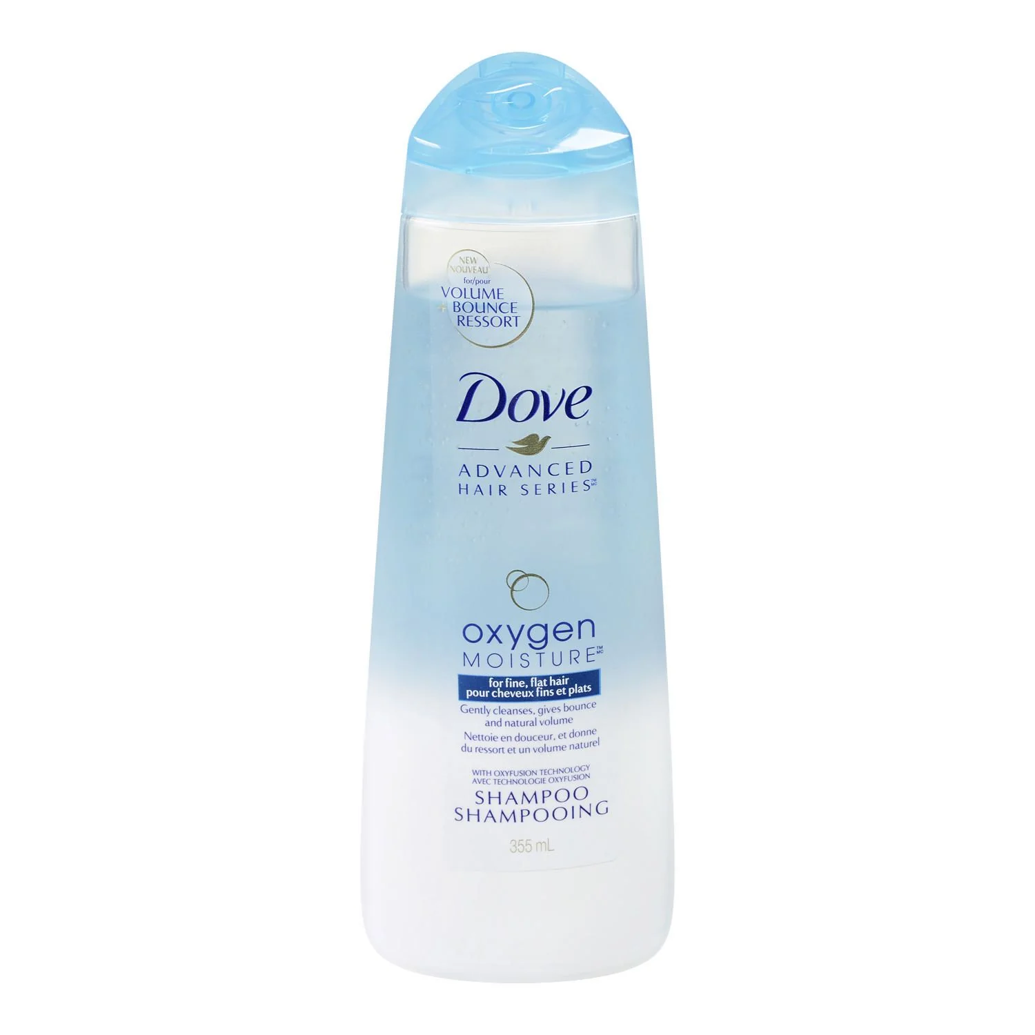 Dove Advanced Oxygen Moisture Shampoo - 355 ml