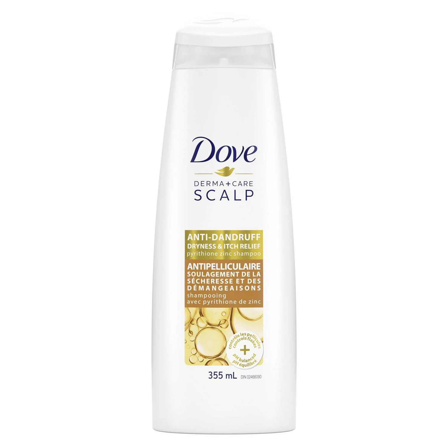 Dove Anti-Dandruff Dryness & Itch Relief Shampoo - 355 ml