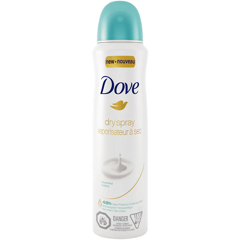 Dove Dry Spray Antiperspirant - 107 g - Image 2