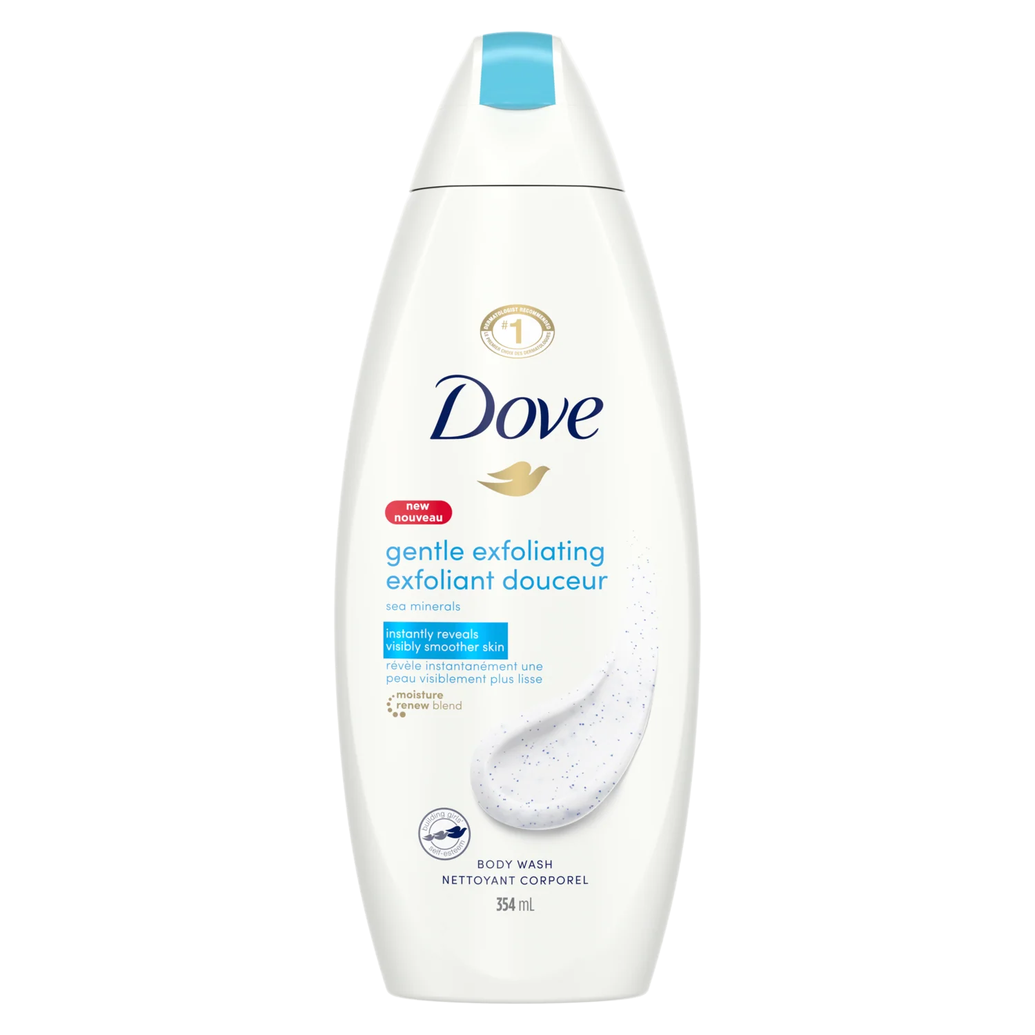 Dove Gentle Exfoliating Body Wash with Sea Minerals - 354 ml