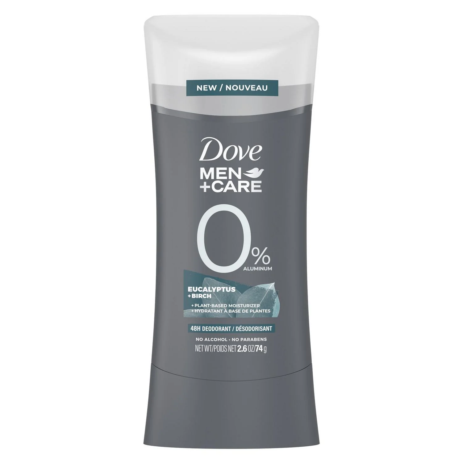 Dove Men + Care 0% Aluminum Plant-Based Deodorant  - 74 g - Image 2
