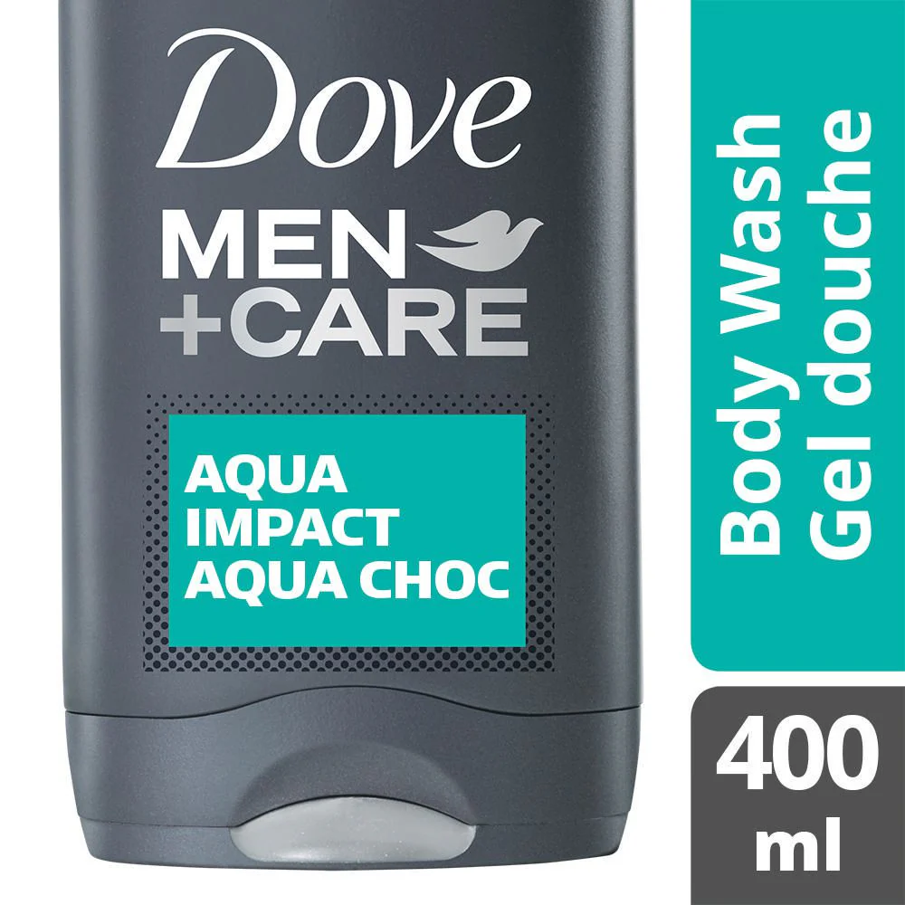 Dove Men + Care Aqua Impact Micro Moisture Body + Facewash - 400 ml