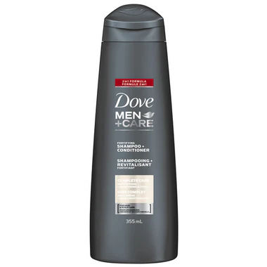 Dove Men+Care Shampoo & Conditioner with Caffeine and Conditioning Actives - 355 ml