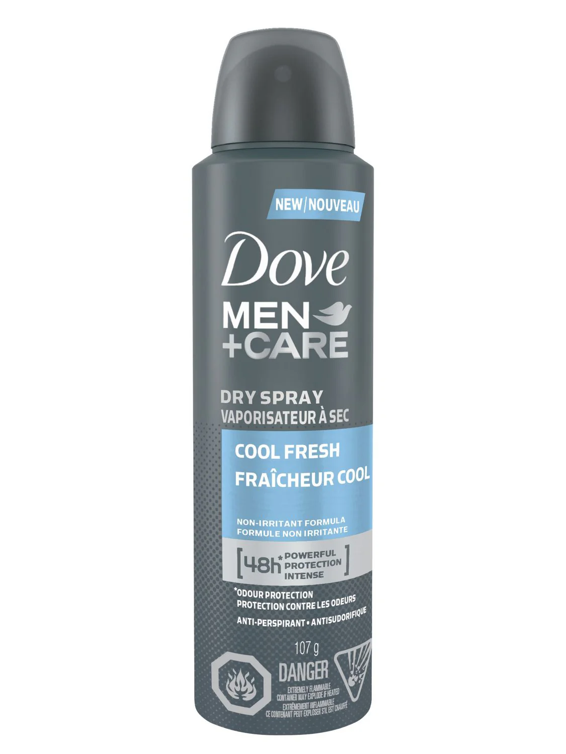 Dove Men + Care Dry Spray Antiperspirant - 107 g - Image 3