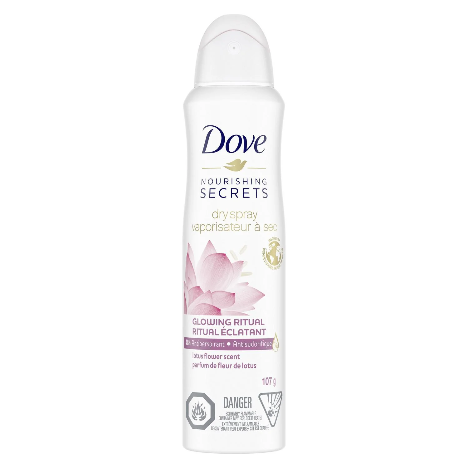 Dove Nourishing Secrets Dry Spray Antiperspirant - 107 g - Image 2