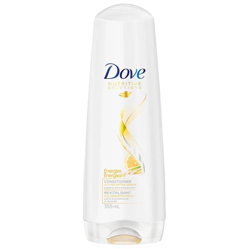 Dove Nutritive Solutions Energize Conditioner with Nutritive Serum, Grape Fruit and Lemongrass - 355 ml