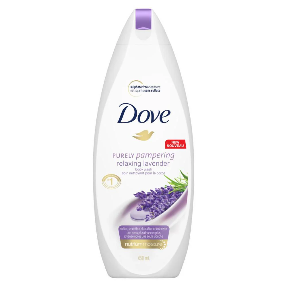 Dove Purely Pampering Lavender Oil & Chamomile Body Wash - 650 ml