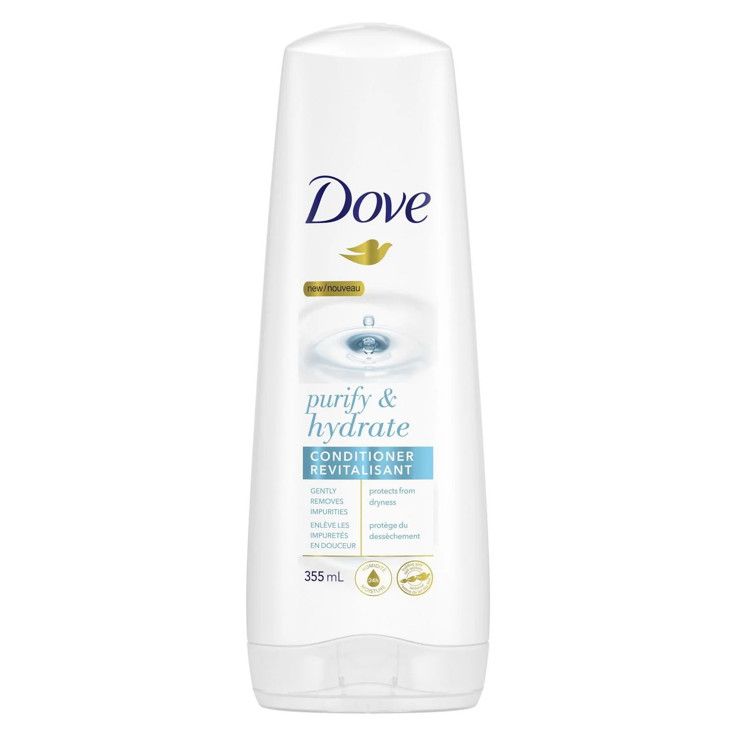Dove Purify and Hydrate Conditioner - 355 ml