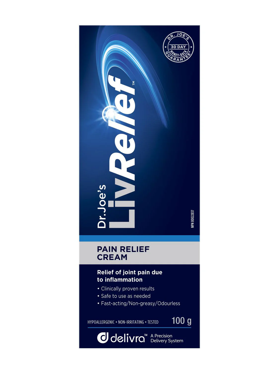 Dr. Joe's LivRelief Original Pain Relief Cream - Image 2