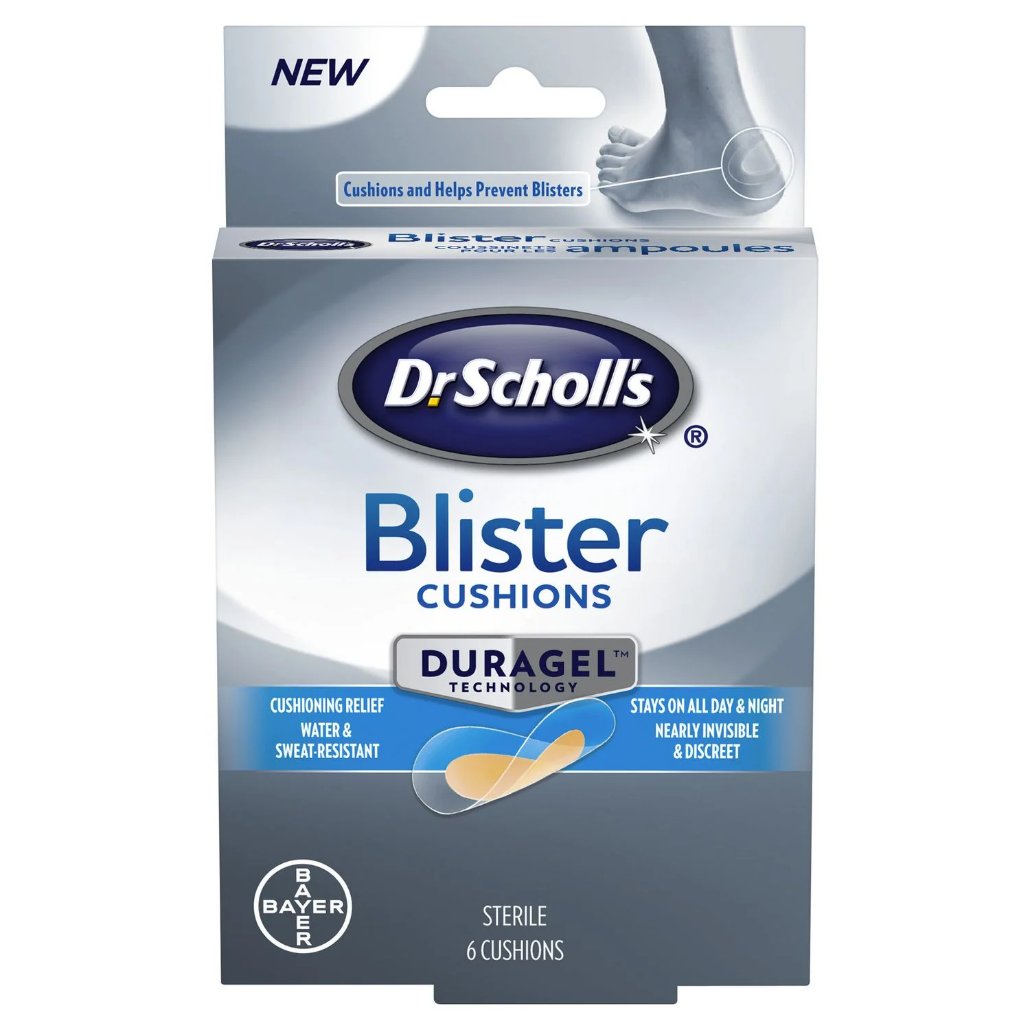 Dr. Scholl's Blister Cushions with DURAGEL™ Technology - 6 cushions