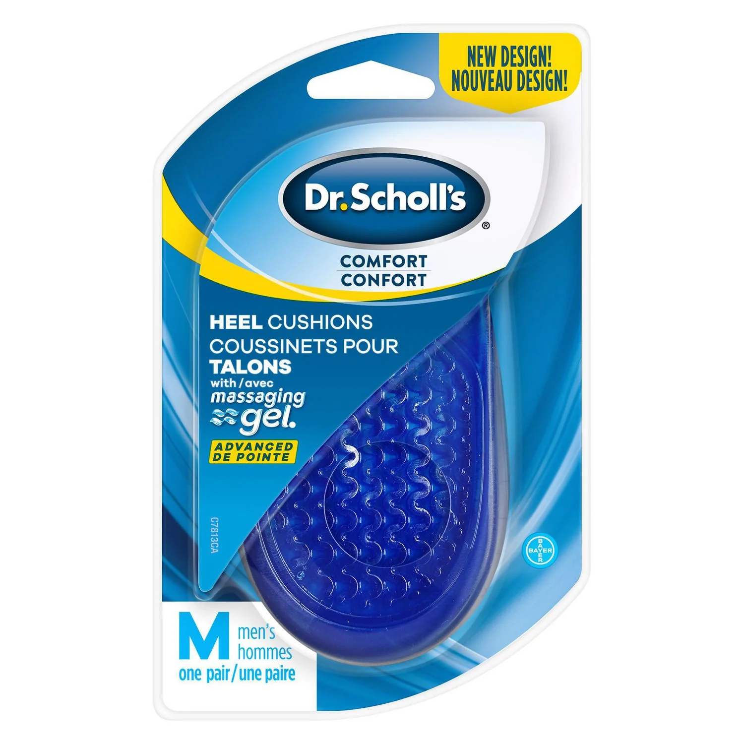 Dr. Scholl's Heel Cushions with Massaging Gel - Men's - 1 pair
