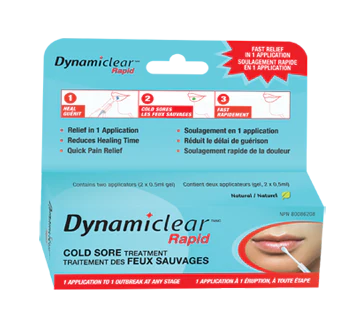 Dynamiclear Rapid Cold Sore Treatment - 2 x 0.5 ml