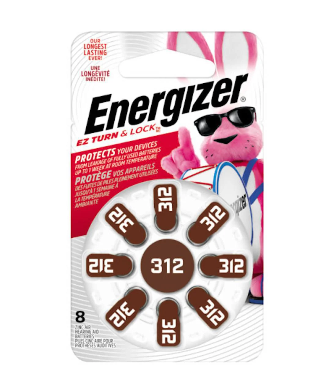 Energizer Ez Turn & Lock Hearing Aid Battery - 8 pack - Image 3