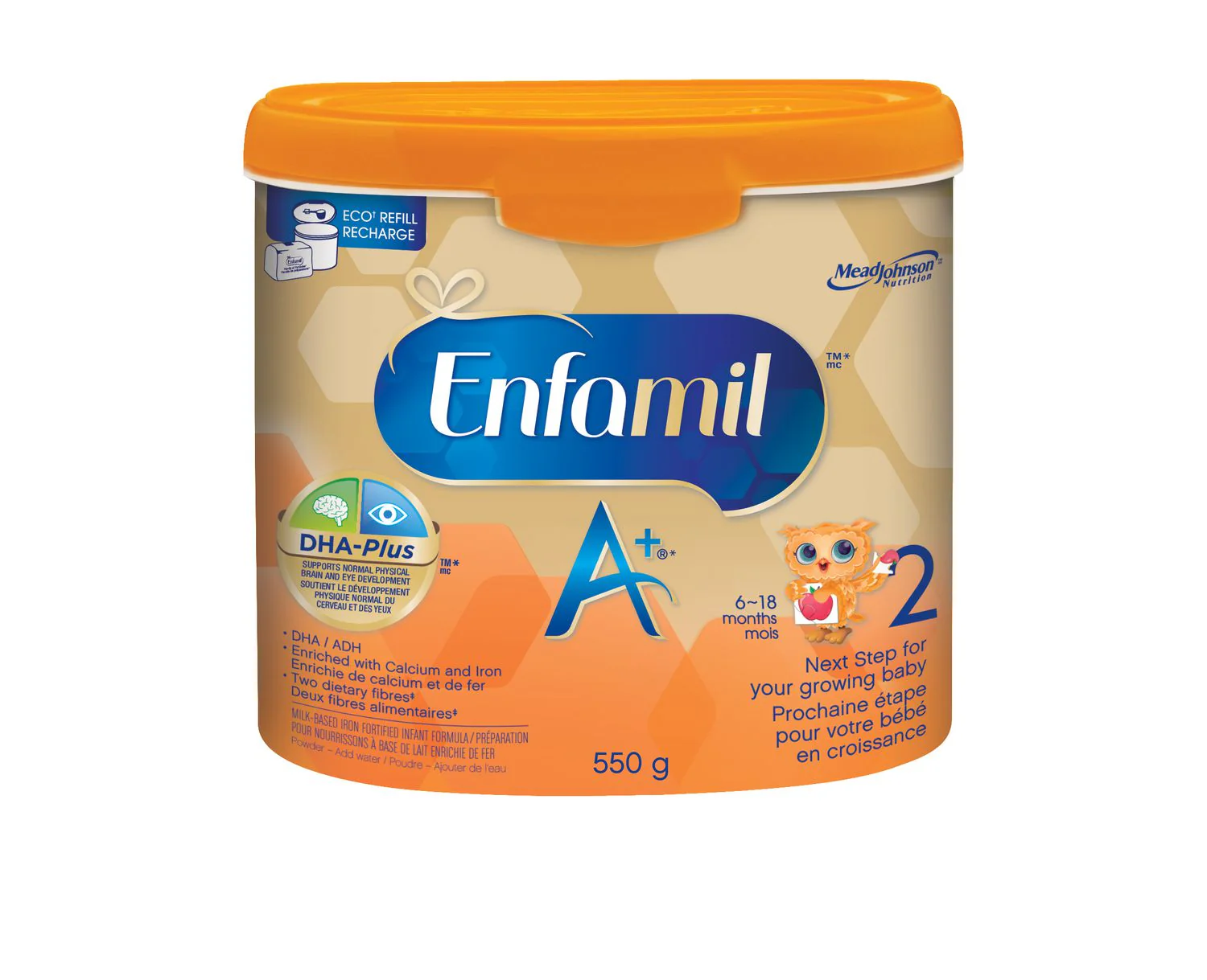 Enfamil A+ 2 (6-18 months) Infant Powder Formula, Powder Tub - 550 g