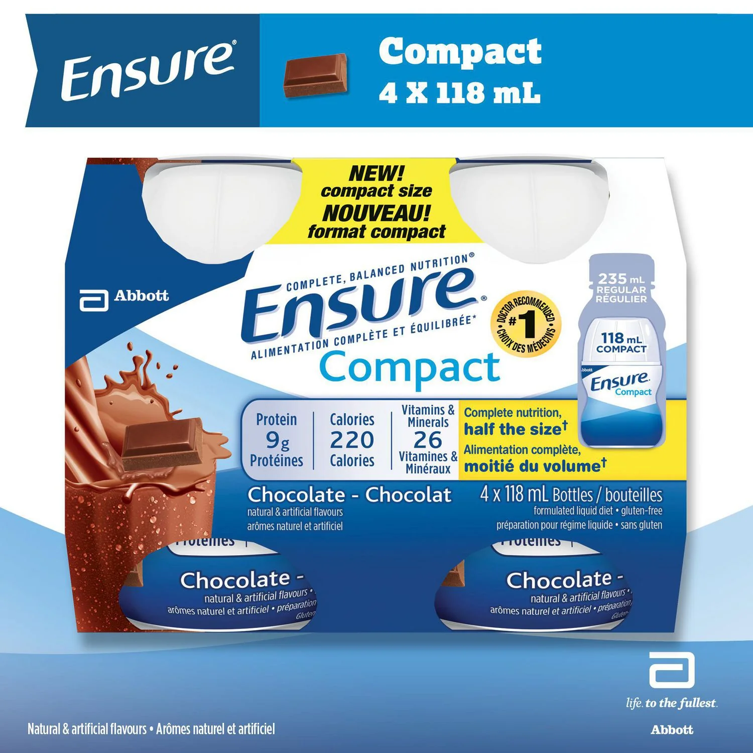 Ensure Complete Balanced Nutrition Formulated Liquid Diet - 4 x 118 ml