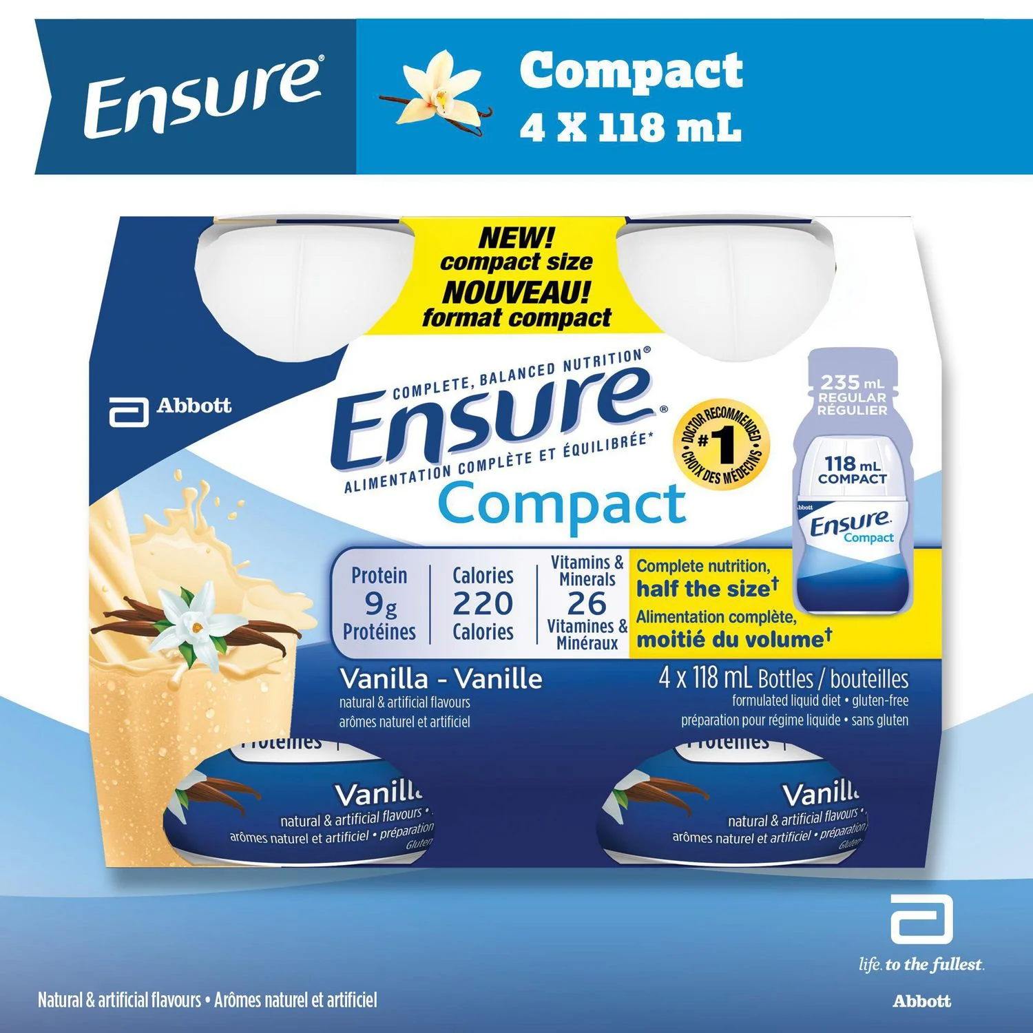Ensure Complete Balanced Nutrition Formulated Liquid Diet - 4 x 118 ml - Image 2